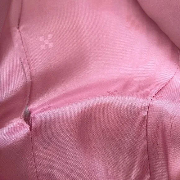 A.J. Bari Vintage Silk Blazer Colorful Sequin Rhinestones - Picture 9 of 10